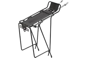 Tortec Tour Rear Rack With Spring Clip: Black 26-700C