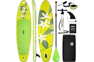 HITABAY Tavola SUP Gonfiabile con Accessori Completi, Tavola da Paddle Surf Gonfiabile 320 x 81 x 15 cm, Capacità di Carico Massima 150kg, Unisex-Adulto Stand Up Paddle Board
