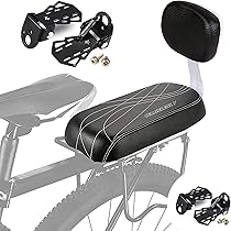 LEXICANMHS Coussin De Siège Arrière De Vélo, Selle Arrière De Vélo