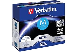Verbatim 43834 BD-R XL Blu-Ray Registrabile (BD-R) - Confezione da 5