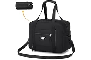 BAGZY Bagaż Ręczny 40x30x20 Wizz Air Składana Torba Podróżna 25L dla Mężczyzn i Kobiet Bagażs Ręczny Samolot Torebka Wodoodporna Sportowa Bagażs na Rękę Walizka dla Weekender Szpital Kabina Torebki