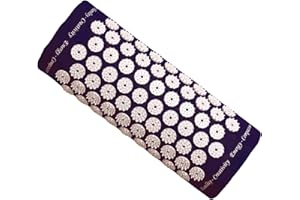 ‎SHAKTIMAT ShaktiMat [Das Original seit 2007] Akupressurkissen für Fortgeschrittene zur Entspannung für Schulter, Nacken, Kopf, Ethische Handarbeit, indigo