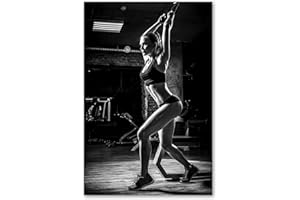 Postereck - 1215 - Frau, Fitness Training Sport Sexy Motivation - Wandposter Fotoposter Bilder Wandbild Wandbilder - Poster - 4:3-40,0 cm x 30,0 cm