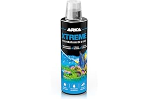 ARKA Conditionneur d’Eau Aquarium 473 ML – neutralise Chlore, Ammoniac & nitrites – Rend l’Eau du Robinet sûre pour Poissons – Lie métaux Lourds – idéal pour changements d’Eau & démarrage – Microbe-Lift