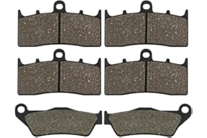 Cyleto Pastillas de Freno Delanteras y Traseras para R1150R 2001-2006 R 1150 R Rockster 2003-2006 R 1150 RS (Integral ABS) 2001-2005 R 1200 R SE 2010-2011