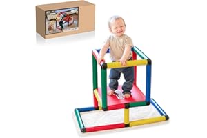Quadro Beginner – modulares Klettergerüst & Lernturm für Babys und Kinder, 116 Teile, ab 6 Monaten, Indoor/Outdoor, UV-stabil, Made in Germany
