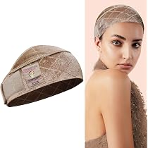 Kryzulax Haarnetz Für Perücken - 2 Stück, Nylon, Elastisch & Atmungsaktiv, Schwarz