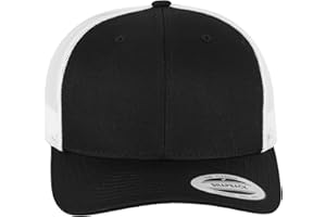 Flexfit Czapka baseballowa, uniseks, nieprzejrzysta, Blk/Wht, Rozmiar uniwersalny