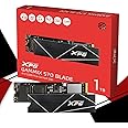 ADATA XPG GAMMIX S70 Blade 1TB PCIe Gen4x4 M.2 2280 SSD Black Heat Spreader 3D Graphics Editing as well as High-End Gaming PS