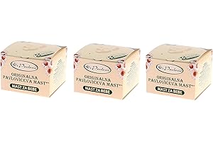 PAVLOVICEVA MAST 3 x Pomada Original Del Dr Pavlovic, Hidratación De La Piel Seca, Pomada El Cuidado De La Piel Del Bebé Con Manzanilla (3 x 100 mililiter)