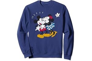 DISNEY Mickey Mouse Minnie Kiss Sudadera