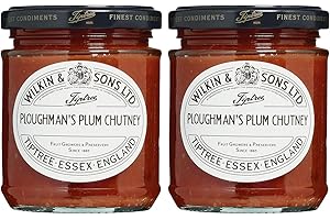 KUBAS Tiptree Ploughman's Plum Chutney 210g | Pack of 2_AB
