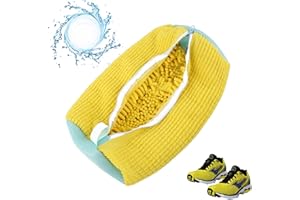 STFYUG Schuhwaschbeutel Waschmaschine, Schuhwaschbeutel, Schuhbeutel Waschmaschine, Wäschesack Schuhe, 360°Reinigungsflaum Und Wiederverwendbarer, Schuhsack für Waschmaschine Und Trockner