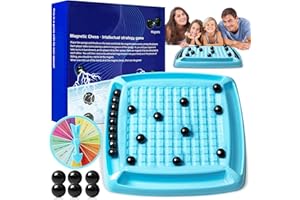 SPINNE LUCAS Jeu de Société, Jeu D'aimants, Magnetic Chess Game, Jeux Aimant, Echec Magnetique, Jeu D'échecs Magnétique, Jeux de Société Adulte, Gamer, Billes Aimantées, Echiquier