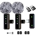 XIXIXIAXIA Micro Cravate sans Fil pour iPhone,iPad, Android,Caméra, Ordinateur, Portable, Mini Microphone avec réduction du Bruit, appairage Automatique,pour Vlogging,Enregistrement vidé, Vlog