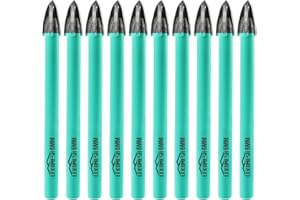 LEKOMESH Punte da Trapano Set - 10pezzi 6mm Set Punte in Carburo punte per Legno, Plastica, Muratura, Piastrelle di Ceramica, Calcestruzzo, Marmo, Gambo Tondo