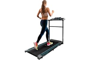 Cecotec Cinta de Correr Plegable DrumFit WayHome 1200 Sprint. 600 W, De 1-12 Km/h, 12 Programas, Panel de Control LCD, Superficie de Carrera 100x40 cm, Ruedas y Soporte para Dispositivos