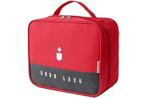 TUAKIMCE Medikament Tasche Medizinische Notfalltasche,Große Kapazität Medikamententasche Für wasserdichte Medizin Aufbewahrungstasche Medikamententasche Tragbar Für Home Office