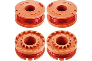 NIWIEOI 4 PCS Strimmer Spool,Lawn Mower Strimmer Spool,Strimmer Spool Replacement for for Worx,Grass Trimmer Spool Replacement,Spool Lawn Mower Line Worx Replacement