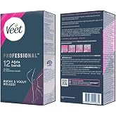 Veet Professional Sir Waxing Tape Leg & Body Area 12 for Sensitive Skin