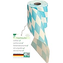 Sensalux Oktoberfest Tischläufer – Meterware Für Wiesn, Feste & Catering, 30cm X 25m, OEKO-TEX 100 Zertifiziert