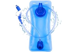 KUYOU Hydration Bladder 2 Litre Water Reservoir, Upgraded Leak Proof Water Bladder Bag for Cycling Hiking Camping Biking Running