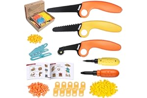 ZLemma Kit de Construcción de Cartón para Niños – 401 Piezas con Herramientas Seguras, Safety Ring Exclusivo y Caja de Almacenamiento – Juego Educativo Stem Crear y Reciclar