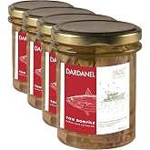 DARDANEL Zeytinyağlı Bonfile Ton Balığı Cam Kavanoz 185 gr (4 paketi)