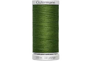 DIE STOFFTANTE Gütermann M782 - Filato per cucire extra forte, in poliestere, 100 m, per tutte le cuciture molto sollecitate (585 oliva scuro)