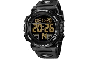 ASWAN WATCH Digital Watch, Mens Digital Watch Military Watches for Men 5ATM Waterproof Outdoor Sports Watch with Light/Alarm/Date/Shockproof/Chronograph, Gift