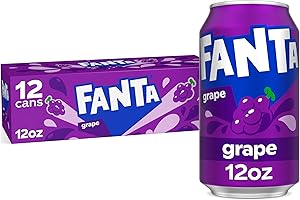 Fanta Raisin - Grape - 12 canettes de 355 mL
