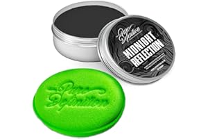 Black Car Wax Kit, Nano Technology Coating With Polymers, For Dark Paintwork Colours, Midnight Reflection 50 Grams - Pure Definition