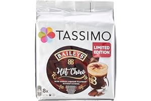 Tassimo Baileys - Vainas de chocolate caliente (paquete de 5, 40 vainas en total, 40 porciones)