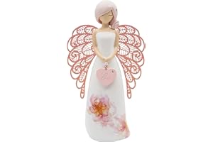ENESCO You Are An Angel - Figura Floral de 125 mm para Siempre