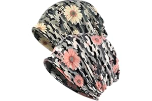 XYIYI Femmes Chapeau de Chimio Coton Bonnet Chapeau Turban Couvre-Chef Head Wraps