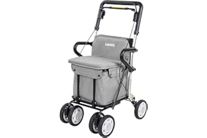 Carlett - Reposabrazos para Carro de la Compra | Fácil Instalación | Apoyo Adicional para Levantarse o Sentarse | Compatible con Modelo Comfort | Materiales Resistentes