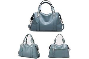 Aileese Vegan PU Leather Purses and Handbags for Women Fashion Boston Shoulder Bag Top Handle Satchel Ladies Hobo Crossbody Bags