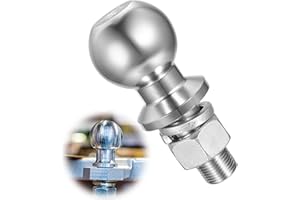 YILUXMYYXGS 50 mm Boule Attelage Tracteur Tondeuse, 3,5 Tonnes Boules d'Attelages, Boule d'attelage de Remorque, Boulon à Tête Sphérique pour Attache Remorque Voiture Tracteurs Camions