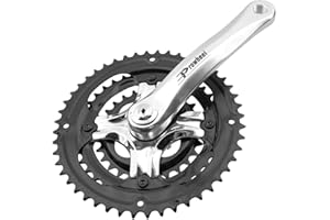 PROWHEEL Tre faches pignone manovella MTB BTT CRUIS er170 mm 48/38/28 Bicicletta