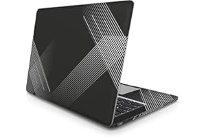 Sticker Master Black Shape Laptop Vinyl Sticker Skin Cover 13 14 15 Inch Notebook Decal for MacBook Asus Acer Hp Lenovo Huawei Dell Ms Toshiba 17 inch (39x27 cm)