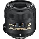 Nikon AF-S DX Micro Nikkor 40 mm f/2.8G Obiettivo, Nero [Versione EU]