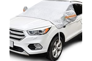 Modrady Frontscheibenabdeckung Auto Windschutzscheiben Abdeckung Faltbare Autoscheibenabdeckung mit Magnet Fixierung Faltbare Scheibenabdeckung