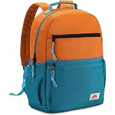 VASCHY Backpack Girl 3-5 Years 11 L For Preschool,Orange Green | Children's Backpack with Chest Zipper, Multi-Pockets, Interi