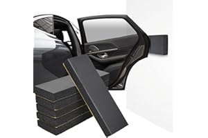 PICK FOR LIFE Lot de 6 protecteurs muraux auto-adhésifs pour porte de voiture - 3 cm d'épaisseur - Pour portes de voiture, garages et abri de voiture