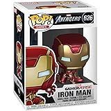 Funko Pop! Marvel: Marvel Avengers Game-Iron Man - (Stark Tech Suit) - Figura de Vinilo Coleccionable - Idea de Regalo - Merc