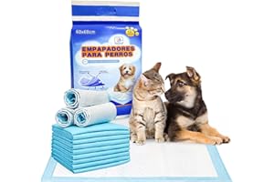 Xcdhemde® 12 Unidad Empapadores de Perros, 60x60 cm, Alfombrillas Higiénica Desechables para Mascotas, Toallitas de Entrenamiento y Entrenamiento, Absorbentes, Antigoteo, Revestimiento Antideslizante