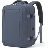 VMIKIV Backpack 40x30x20 for Ryanair 24L, dark grey, Classic | Mochila Viaje Cabina Avion 40x20x25 con Bolsillo Antirrobo par