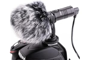 Nicama 3.5 mm Camera Shotgun Microphone for DSLR Camera Canon EOS Nikon Sony Camcorder