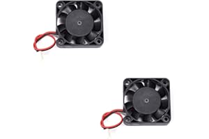 I3D SÉLECTION Lot de 2 ventilateurs 4010 40x40x10mm 12V ou 24V - Idéal imprimantes 3D Alfawise, Anet, Anycubic, Artillery, Creality, Geetech, Longer, Prusa... (24V)