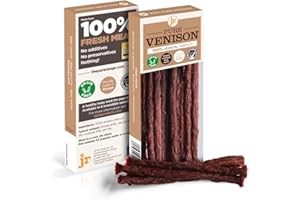 JR J R Pet Products 3 x 50g Pure Dried 100% Fresh Meat Sticks Dog Treat Gluten & Grain Free - VENISON